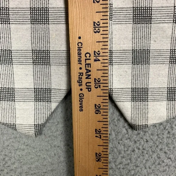 CAbi Valentina Blazer Women's 10 Gray Checkered 5292 Stretch Ponte Jacket Career - Picture 9 of 12